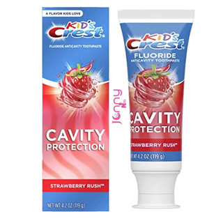 Kem đánh răng cho em bé crest kid's cavity strawberry rush 119g