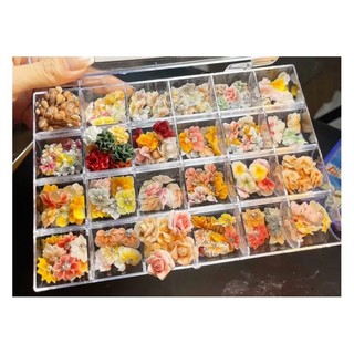 🌼🌻🌸Tặng,cho nghỉ bán hoa bột nail-1k 1 bông