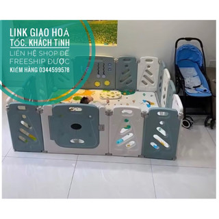 Cũi Quây Nhựa cho Bé an toàn cho bé[ kèm 100 bóng]