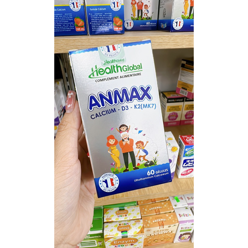 Canxi hữu cơ Anmax 60 viên