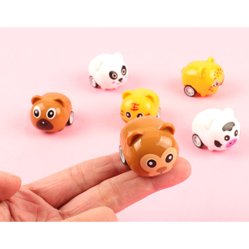 Đồ chơi xe thú mini chạy cót siêu đáng yêu cho bé TCM