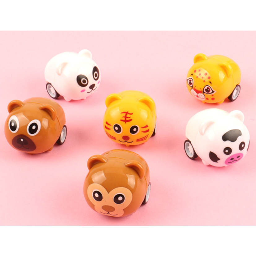 Đồ chơi xe thú mini chạy cót siêu đáng yêu cho bé TCM