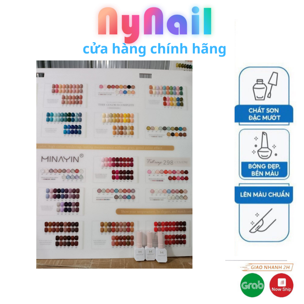 Sét Sơn 298 màu minayin