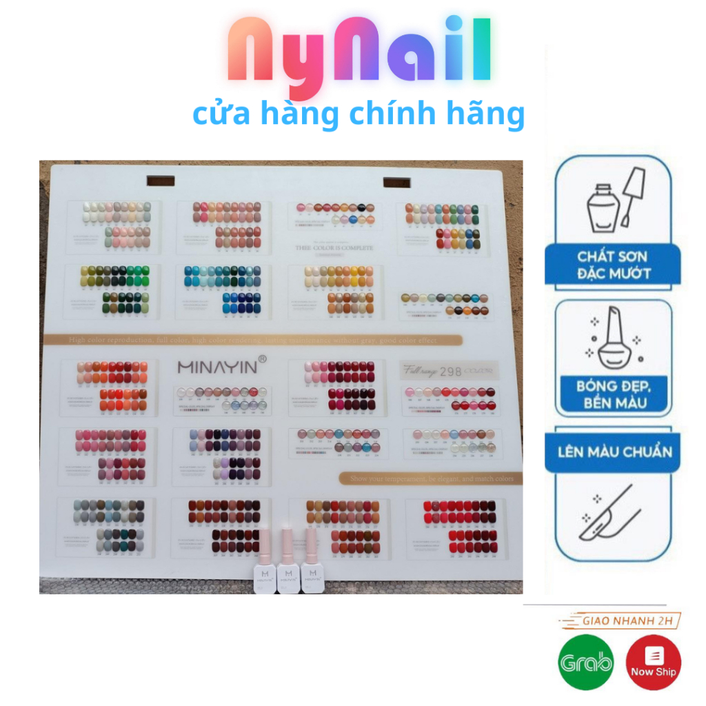 Sét Sơn 298 màu minayin