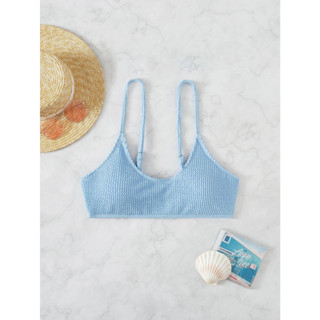 (CÓ SẴN) Áo bikini xanh pastel có mút lót - KÈM ẢNH THẬT