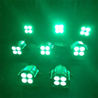 Đèn par led cob full màu 4 bóng 200w[đèn sân khấu, karaoke, phòng bay]