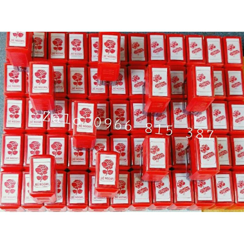 Dấu hoa hồng bé ngoan kích thước 2.2x3.5