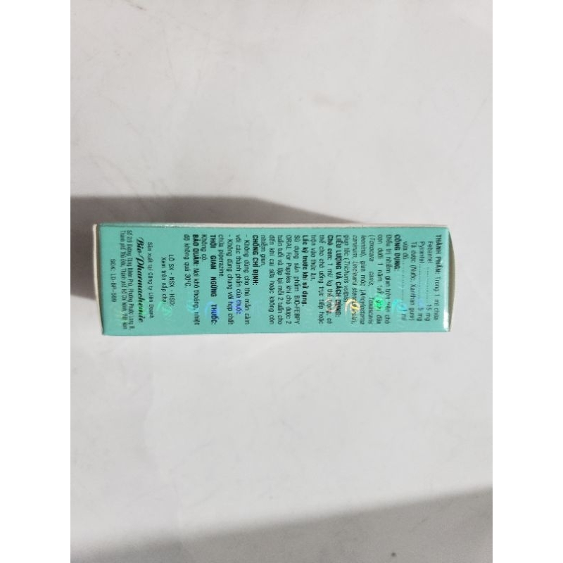 Bio Febpy Oral 20ml cho chó con