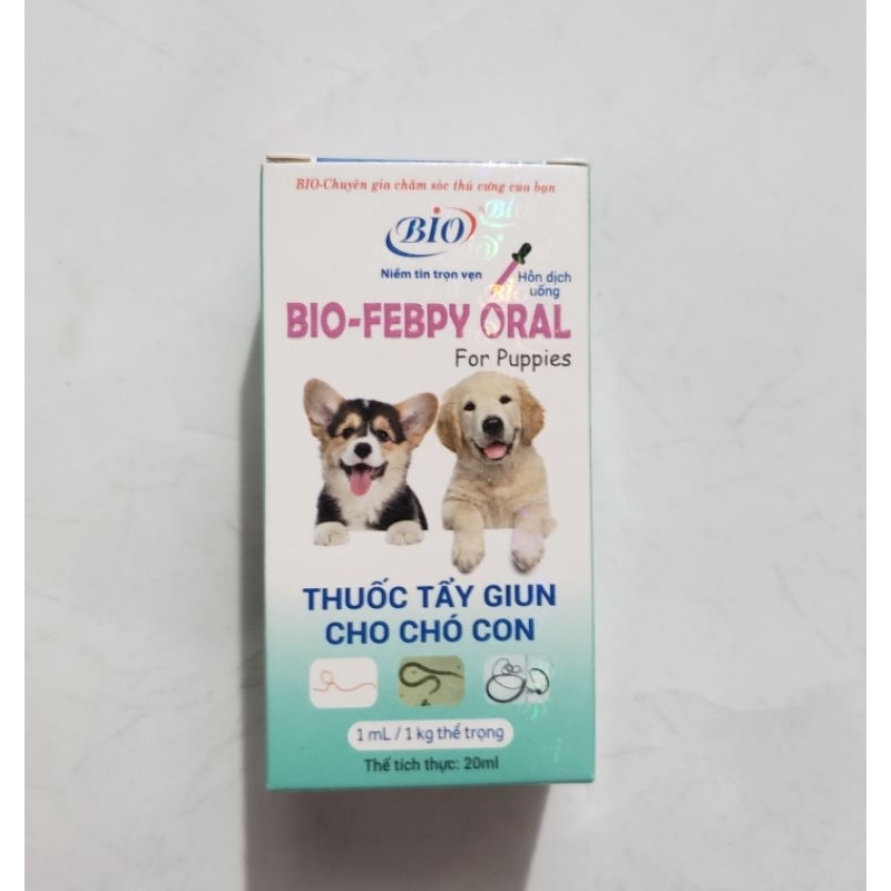 Bio Febpy Oral 20ml cho chó con