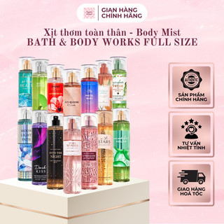 Xịt thơm toàn thân bath & body works fine fragrance mist - body mist bath and body works chính hãng mùi hot