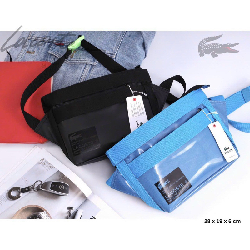 Túi lacoste đeo chéo 2 màu