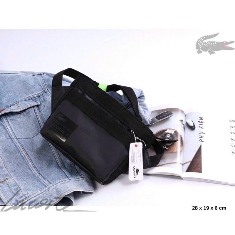 Túi lacoste đeo chéo 2 màu