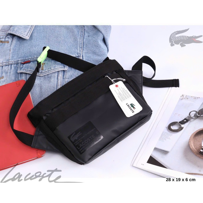 Túi lacoste đeo chéo 2 màu