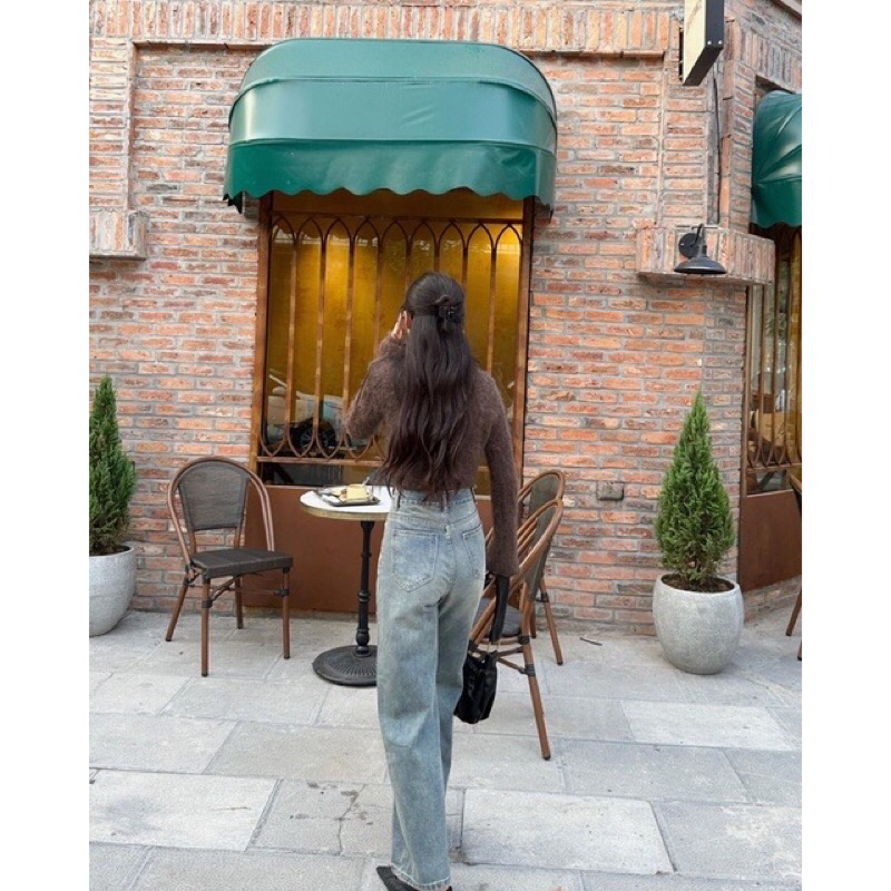 Quần jeans | Pass | xanh xám bạc