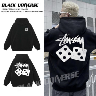 Áo Hoodie Stussy Súc Sắc 4:3 chất nỉ bông cotton cao cấp