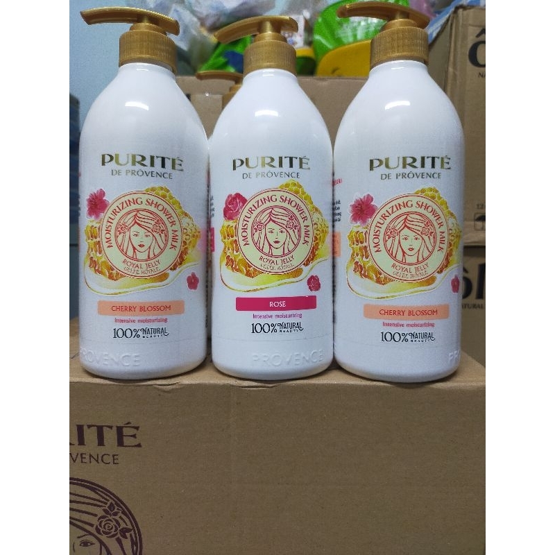 Sữa Tắm Purite Ong chúa Anh Đào 850ml