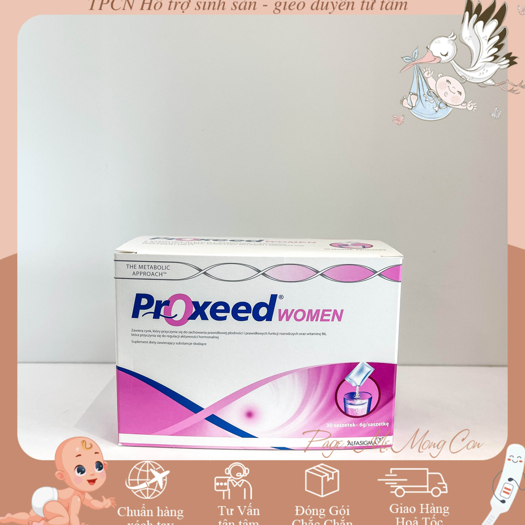 Proxeed women Hộp 30 gói tăng thụ thai cho nữ giới MEMONGCON123