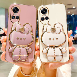 Ốp lưng điện thoại Oppo Reno10 5g Reno 10 Pro 5g giá đỡ Rabbit