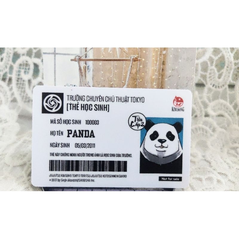 SET 4 THẺ HỌC SINH JUJUTSU KAISEN