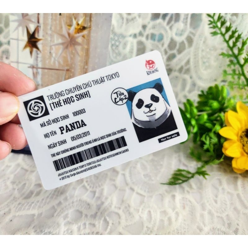 SET 4 THẺ HỌC SINH JUJUTSU KAISEN