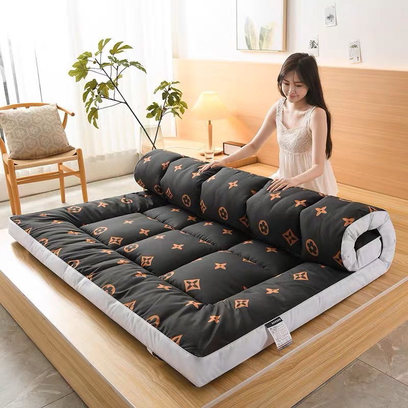 Nệm Điều Hoà Bông ép Boss Decor mỏng mềm Thoáng Khí êm ái dày 3cm-4cm