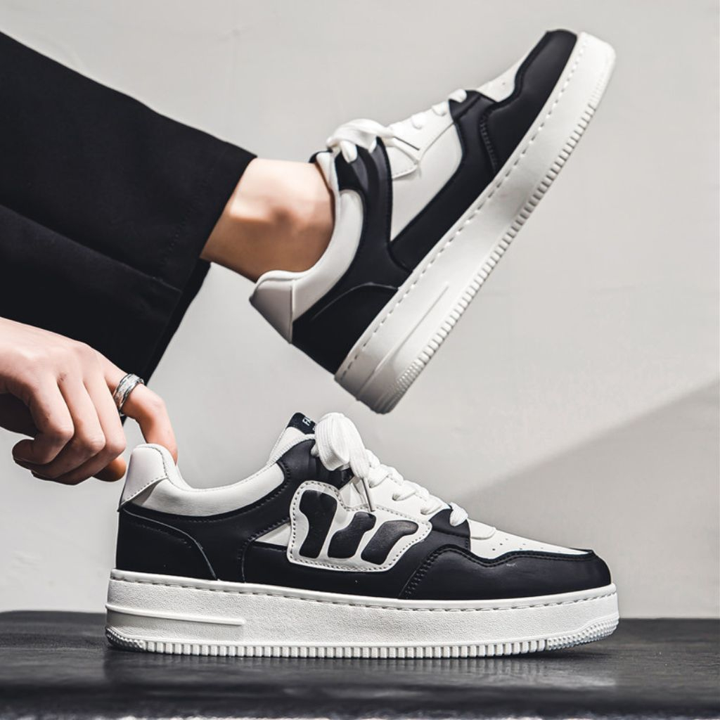 Giày sneaker nam thời trang Air Black cao cấp sành điệu sang chảnh