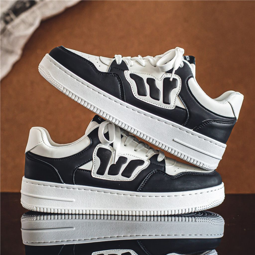 Giày sneaker nam thời trang Air Black cao cấp sành điệu sang chảnh