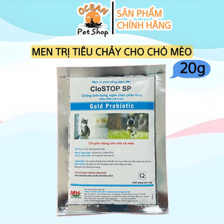 Men vi sinh dùng cho chó mèo Clostop SP 20g