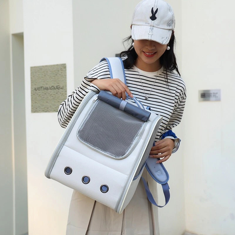 Balo Thời Trang  Vận Chuyển Chó Mèo Hello Cat Dưới 10Kg