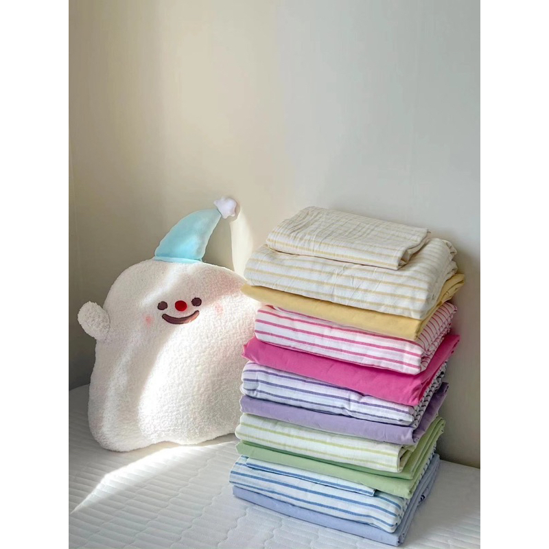 Cotton đũi MẮT LIẾC - TC kẻ eyewink, cotton tici 4 món