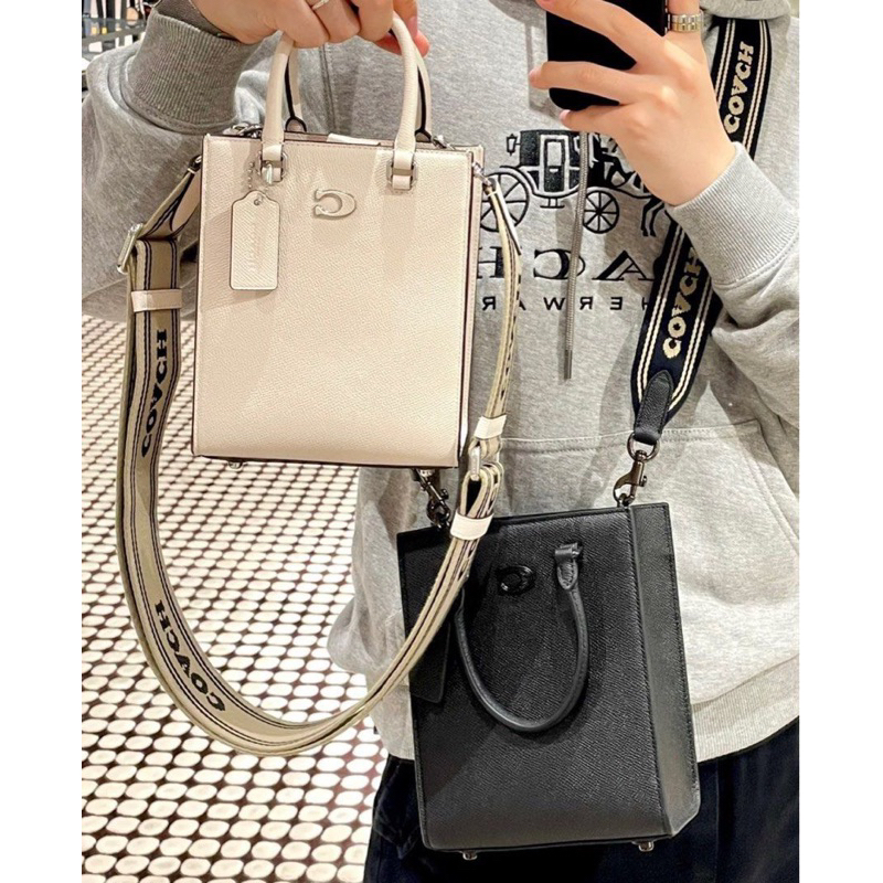 Túi coach tote size 16 đeo chéo nữ