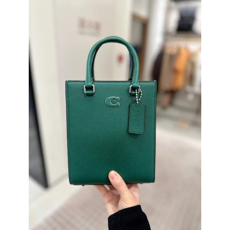 Túi coach tote size 16 đeo chéo nữ