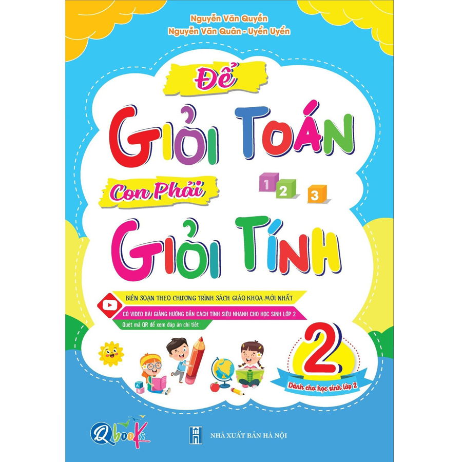 Sách - Để Giỏi Toán Con Phải Giỏi Tính - Dành cho học sinh lớp 1,2,3 (lẻ tùy chọn).