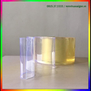[Hỏa Tốc HCM] Tấm nhựa PVC trắng trong 1.5mm x bảng rộng 20cm bán theo m lẻ.