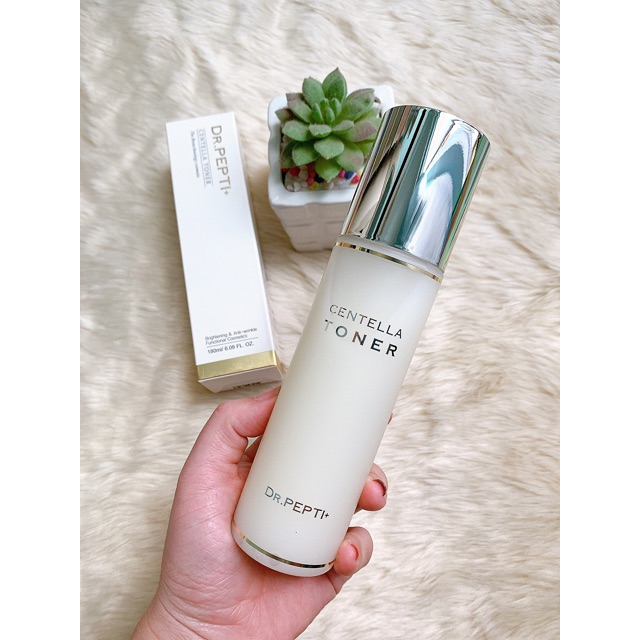 Nước hoa hồng chống lão hóa, phục hồi tế bào da Dr.Pepti Centella Toner 180ml