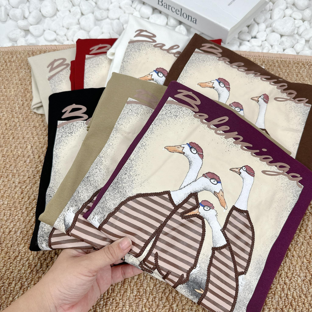 Áo phông vịt cute cộc tay nhiều màu