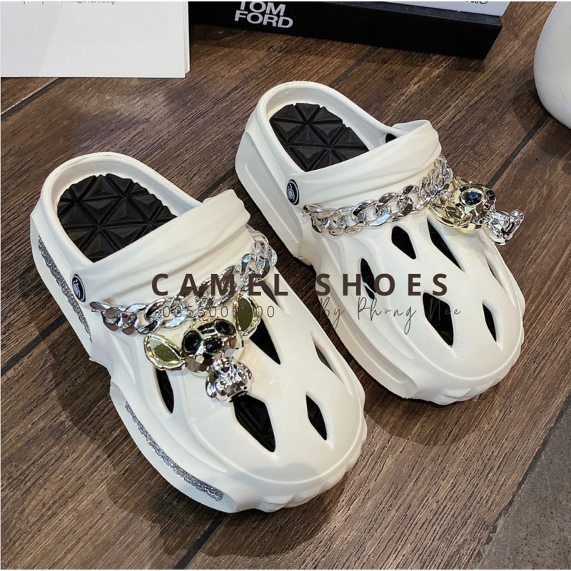 DÉP SỤC CHARM THÚ ĐẾ CAO 5P SIÊU NHẸ ÊM MANG ĐƯỢC 2 KIỂU - SIZE KÉP 36/37 ; 38-39