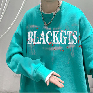 Áo Sweater , Áo Cổ Tròn Chữ BLACk Vải dày dặn 4 Màu Trắng , Đen, Xám Xanh From Rộng Phong Cách.
