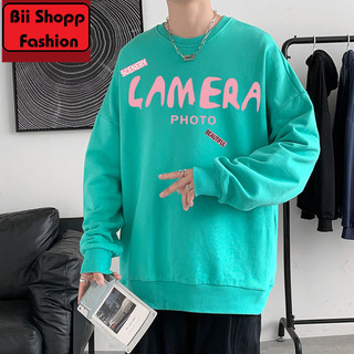 Áo Sweater , Áo Cổ Tròn Chữ Hồng Vải dày dặn 4 Màu Trắng , Đen, Xám Xanh From Rộng Phong Cách.