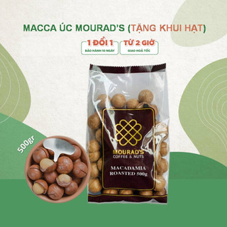 HẠT MACCA NỨT VỎ ÚC MOURAD'S 500GR - Tặng kèm khui hạt mắc ca, để ăn trực tiếp, làm sữa hạt, làm bánh
