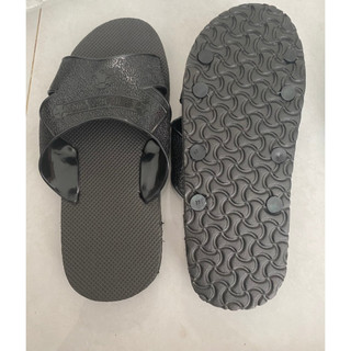 (mua 5 đôi tặng 1 đôi) dép xốp quai ngang khách sạn size 43 màu đen