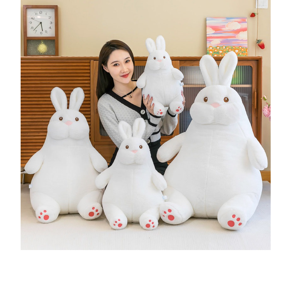 Gấu bông thỏ trắng xinh xắn dễ thương thú nhồi bông cute EDA'S HOUSE