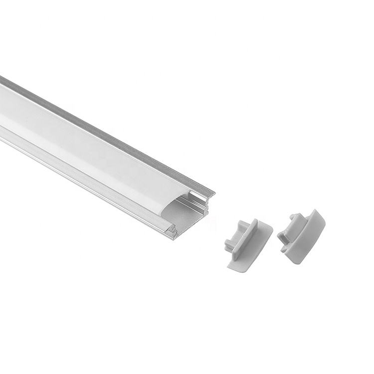 T24-07 Thanh nhôm định hình LED dây,  lắp âm, kích thước nhỏ - thanh nhôm LED dây - Thanh nhôm ngang 24mm x cao 7mm