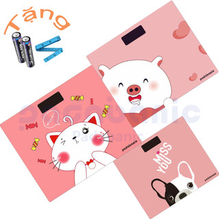 Cân Điện Tử MINI Cân Sức Khỏe Gia Đình Chạy Pin độ Chính Xác Cao Siêu Nhỏ Gọn CANCUTE