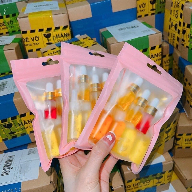 Set serum kích trắng x10 mĩ với kem body