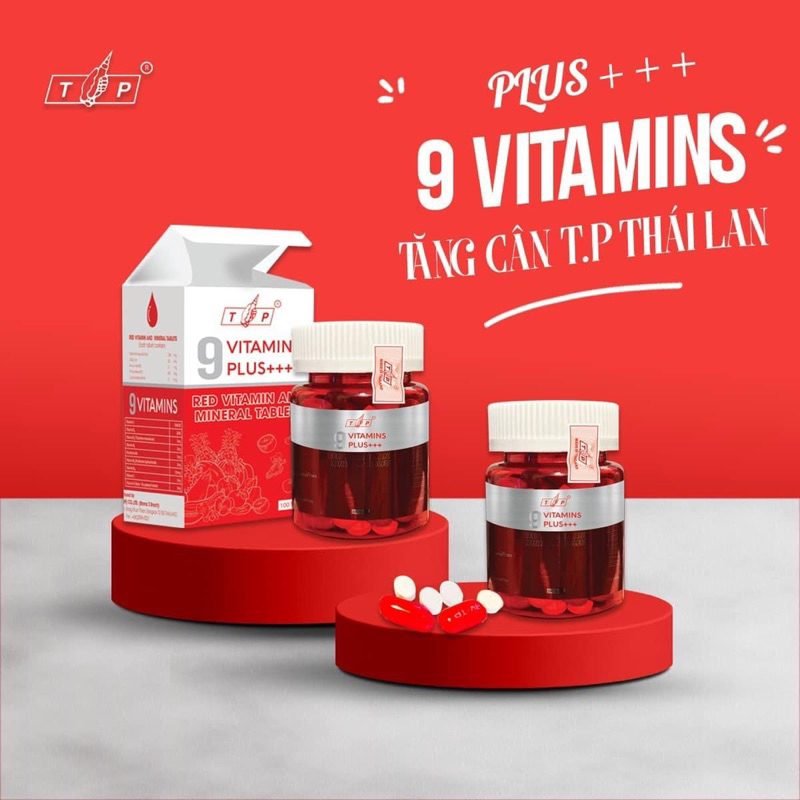 9 Vitamin tăng cân TP Thái Lan Plus +++ 100viên