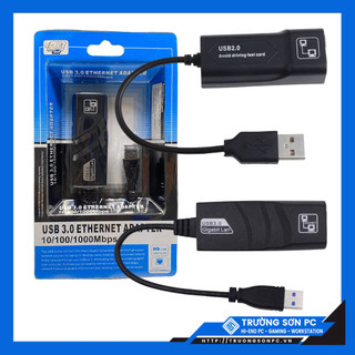 USB To LAN - Bộ Chuyển Đổi USB 3.0 Sang Lan 10/100/1000Mbps Gigabit | Dây Chuyển Đổi USB 3.0 Sang Cổng Mạng Lan RJ45