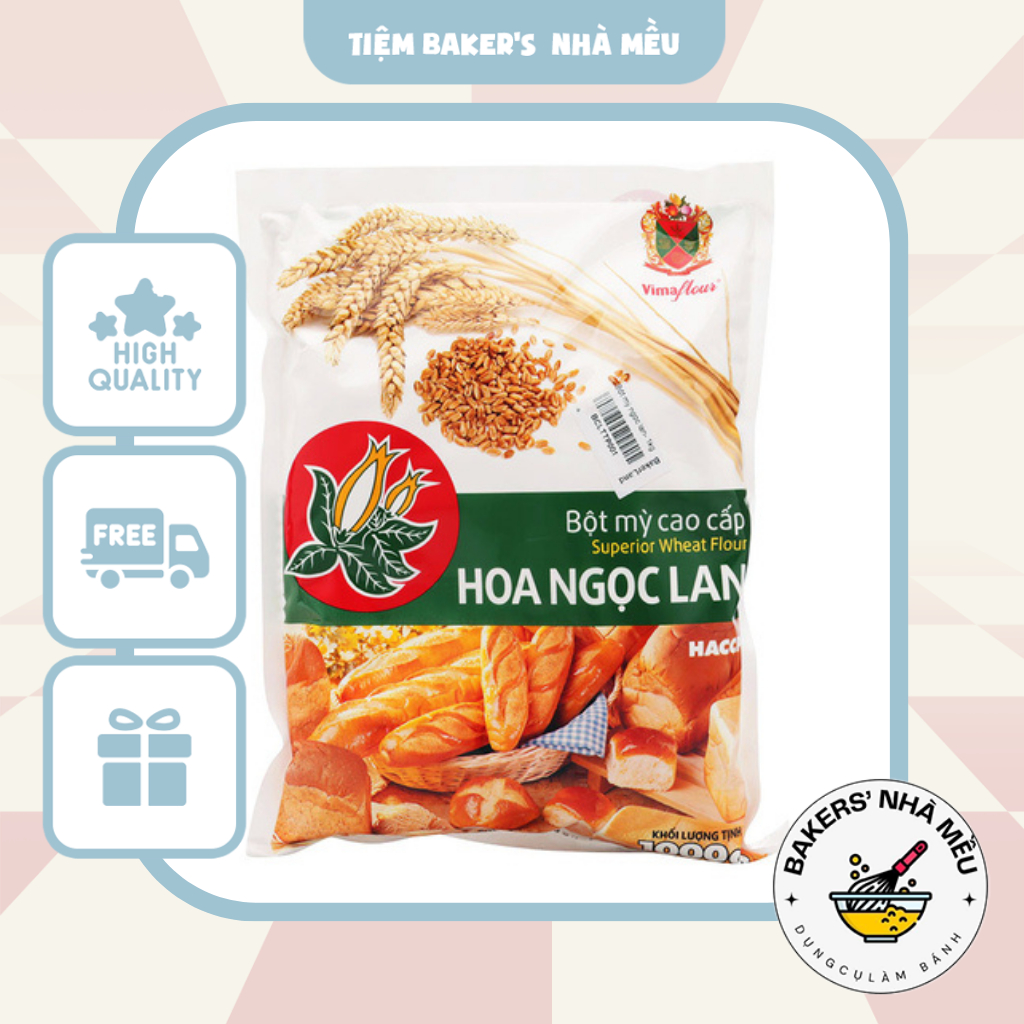 Bột Mì Cao Cấp Hoa Ngọc Lan 1kg/gói