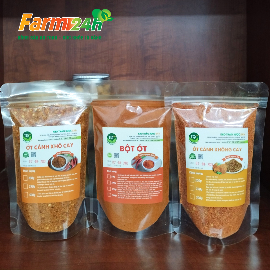 Top 3 loại ớt bột được yêu thích, nấu món gì cũng ngon, 100% nguyên chất, không chất bảo quản, không chất tạo màu