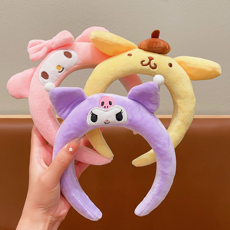 CC71 cài tóc nữ cài SANRIO KUROMI băng đô bờm tóc nữ